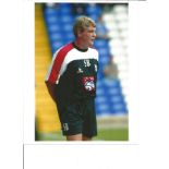 Football Steve Bruce 10x8 signed colour photo pictured while manager of Birmingham City. Good
