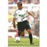 Football Milan Baros 10x8 signed colour photo pictured in action for Liverpool F. C. Good Condition.