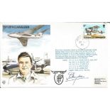 Sqn Ldr H G Hazelden signed on his own Test Pilots cover RAF TP26. Flown from Ascension Island on