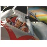Emile Hirsch signed 10 x 8 colour Speed Racer Landscape Photo, from in person collection autographed