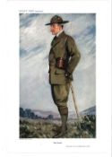 Baden Powell Boy Scouts Vanity Fair print. Dated 19. 04. 1911. Good Condition. We combine postage on