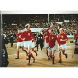 Football Ray Wilson 8x12 signed colour photo pictured after Englands win in the 1966 world cup