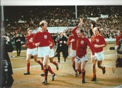 Football Ray Wilson 8x12 signed colour photo pictured after Englands win in the 1966 world cup