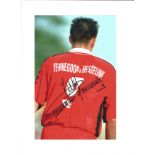 Football Jan Vennegoor of Hesselink signed 10x8 colour photo pictured while playing for PSV. Good