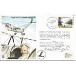 Flugkapitan Gerd Achgelis signed Flugkapitan Hanna Reitsch Test Pilot cover RAF TP15. Flown in SEA