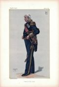 2 X Navy Vanity Fair prints HMS Powerful dated 28. 06. 1900 and Admiral of The Fleet dated 29. 07.