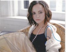 Christina Ricci signed 10 x 8 colour Photoshoot Landscape Photo, from in person collection