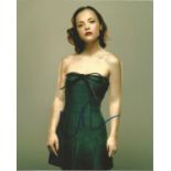 Christina Ricci signed 10 x 8 colour Photoshoot Portrait Photo, from in person collection