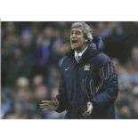 Football Manuel Pellegrini 8x12 signed colour photo pictured while manager of Manchester City.