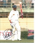 Cricket Graham Gooch 10x8 signed colour photo pictured while playing for England. Good Condition.