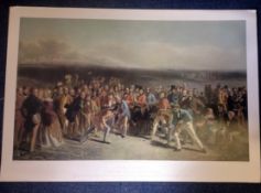 Golf Print 37x28 approx titled The Golfers A Grand Match played over St Andrews Links by the