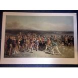 Golf Print 37x28 approx titled The Golfers A Grand Match played over St Andrews Links by the