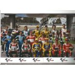 Moto GP 2006 riders multi signed 8x12 colour photo signatures include Alex Hofmann, Jose Luis