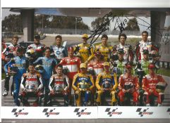 Moto GP 2006 riders multi signed 8x12 colour photo signatures include Alex Hofmann, Jose Luis