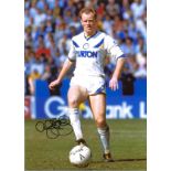 Football Andy Ritchie signed 14x10 colour photo pictured in action for Leeds United. Good Condition.
