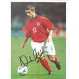 Football Kevin Phillips 10x8 signed colour photo pictured in action for England. Good Condition. All