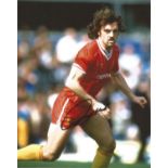 Football John Wark 10x8 signed colour photo pictured in action for Liverpool. Good Condition. All