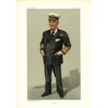 2X Navy Vanity Fair prints Jacky dated 06. 11. 1902 and Rear Admiral Sir Colin Keppel Commodore H