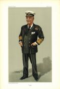 2X Navy Vanity Fair prints Jacky dated 06. 11. 1902 and Rear Admiral Sir Colin Keppel Commodore H