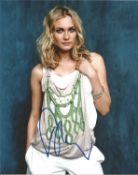 Diane Kruger signed 10 x 8 colour Photoshoot Portrait Photo, from in person collection autographed