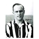 Football Ivor Allchurch signed 16x12 black and white photo. Welsh professional footballer who played
