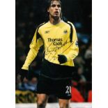 Football Georgios Samaras signed 16x12 colour photo pictured in action for Manchester City. Good