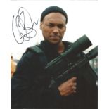 Colin Salmon signed 10 x 8 colour Resident Evil Portrait Photo, from in person collection