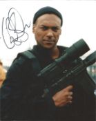 Colin Salmon signed 10 x 8 colour Resident Evil Portrait Photo, from in person collection