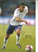 Football Hatem Ben Arfa 12x8 signed colour photo pictured in action for France. Good Condition.