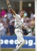Cricket Michael Vaughan signed 12x8 colour photo pictured while playing for England. Good Condition.