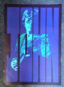 John Lennon print 32x18 approx by the artist Peter Marsh. Good Condition. We combine postage on