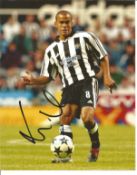 Football Kieran Dyer 10x8signed colour photo pictured while playing for Newcastle United. Good