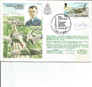 MRAF Sir Thomas Pike GCB, CBE, DFC (CO No. 219 (F) Sqn. WWII signed World War Two flown cover.