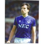 Football Graeme Sharp 10x8 signed colour photo pictured in action for Everton F. C. Good