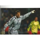 Football Carlo Cudicini signed 12x8 colour photo pictured in action for Chelsea F. C. Good