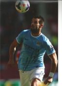 Football Alvaro Negredo 12x8 signed 12x8 colour photo pictured in action for Manchester City. Good