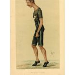 W G George The Champion of Champions Vanity Fair print. Dated 25. 10. 1884. Good Condition. We