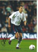Football Jonathan Woodgate 10x8 signed colour photo pictured in action for England. Good