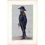 2X Navy Vanity Fair prints An Admiral of the Fleet dated 22. 01. 1903 and Naval Reserves dated 28.