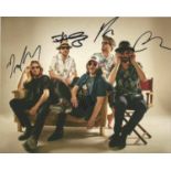The Coral Band Fully Signed 8x10 Photo. Good Condition. All signed pieces come with a Certificate of
