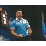 Gerwyn Price Signed Darts 8x10 Photo. Good Condition. All signed pieces come with a Certificate of