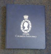 QEII Coronation 1953 to 1978 Commonwealth Omnibus Issue collection of Mint stamps in Blue Albums.