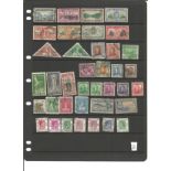 George VI Collection of 70+ stamps BCW mint and used Includes New Zealand Newfoundland, Hong Kong,