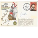 Cdr C L Wood signed RNSC2 cover commemorating the 300th Anniversary Battle of Solebay HMS