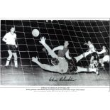 Adam Blacklaw (1937-2010) Signed Burnley's 1960 European Adventures 12x18 Limited Edition Photo.