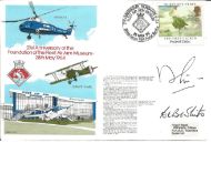 Vice Admiral Sir Donald Gibson and Commander D C B White signed RNSC(4)13A cover commemorating the