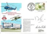 Vice Admiral Sir Donald Gibson and Commander D C B White signed RNSC(4)13A cover commemorating the