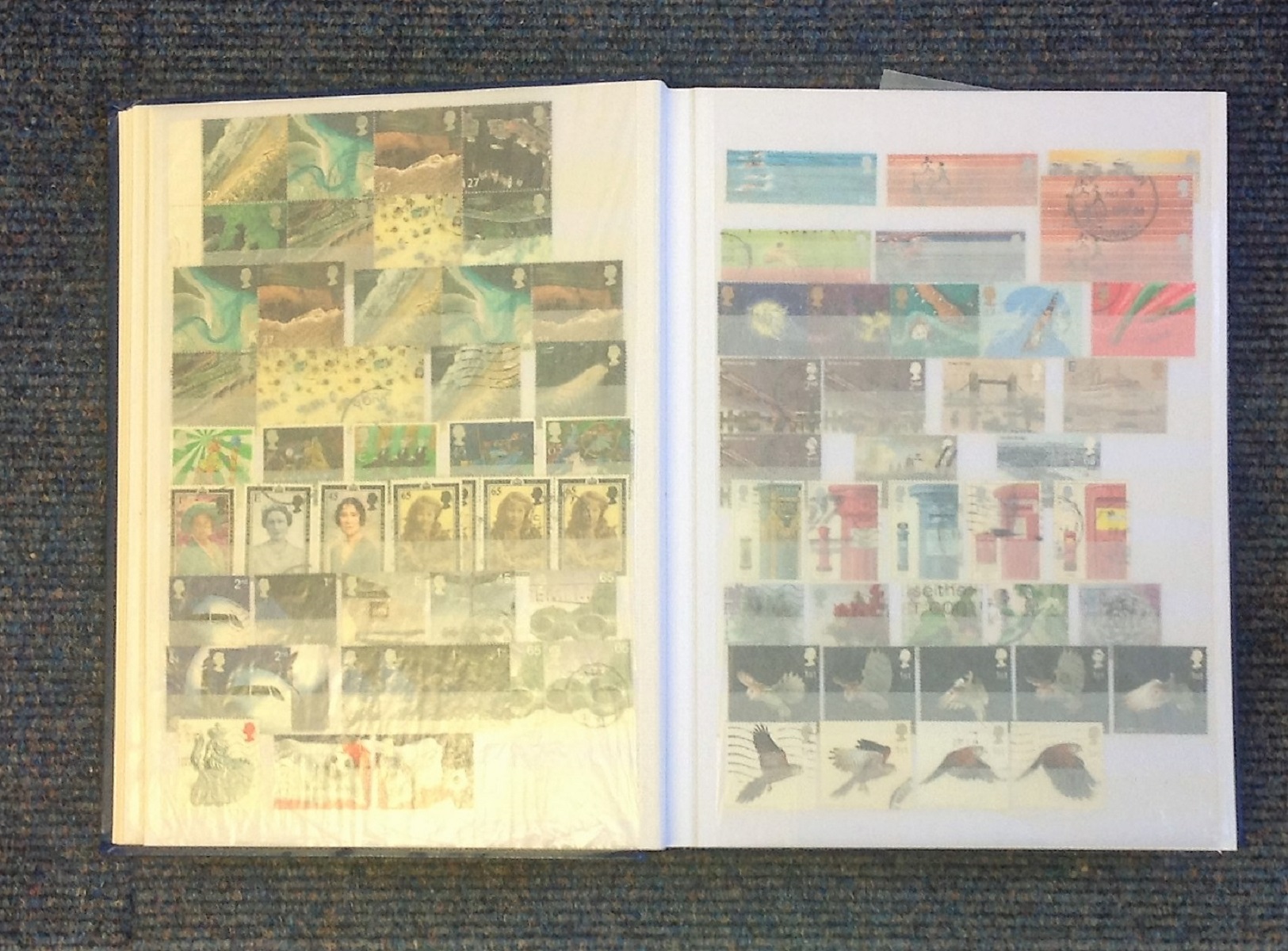 GB used stamps 25 pages in nearly new large stockbook, 1998 to 2008. Good Condition. We combine - Image 4 of 5