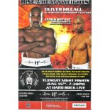 Oliver Mccall Vs Timur Ibragimov 2010 Heavyweight Boxing Poster Titled Rise Of The Heavyweights .