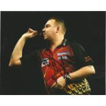 Kim Huybrechts Signed Darts 8x10 Photo. Good Condition. All signed pieces come with a Certificate of